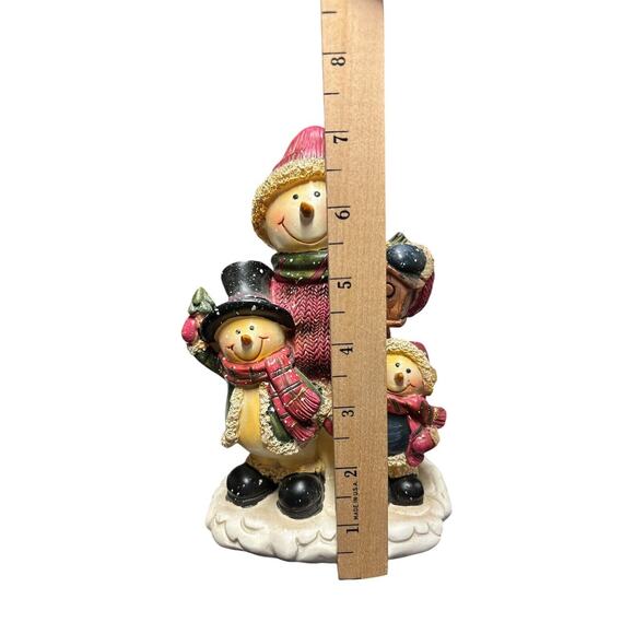 Tii Collections Resin Snowman Family Holiday Christmas Figurine‎ - Picture 6 of 7